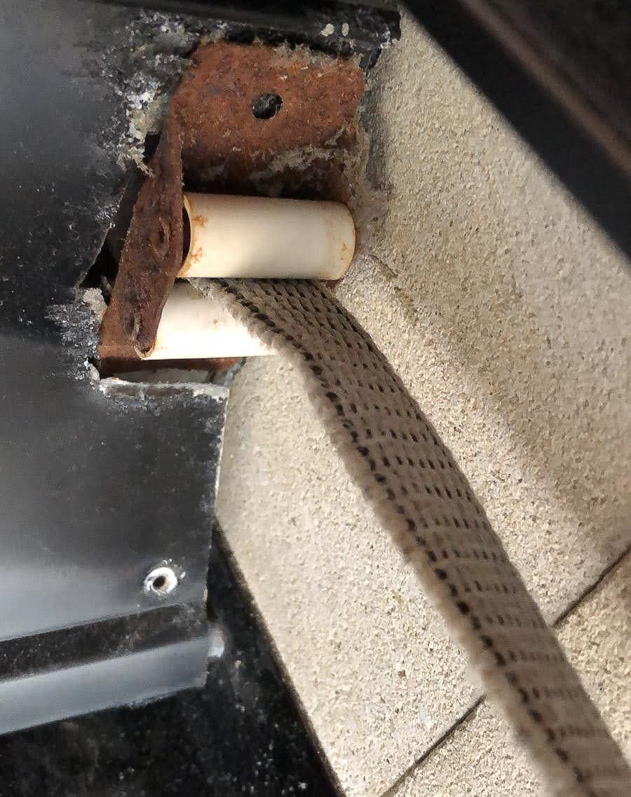 Cambio de pasacintas en persiana de aluminio en Guanarteme